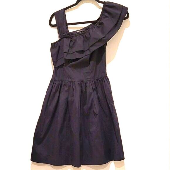Tara JarmonBlack one shoulder sleeve dress size EU 40 - Picture 1 of 16